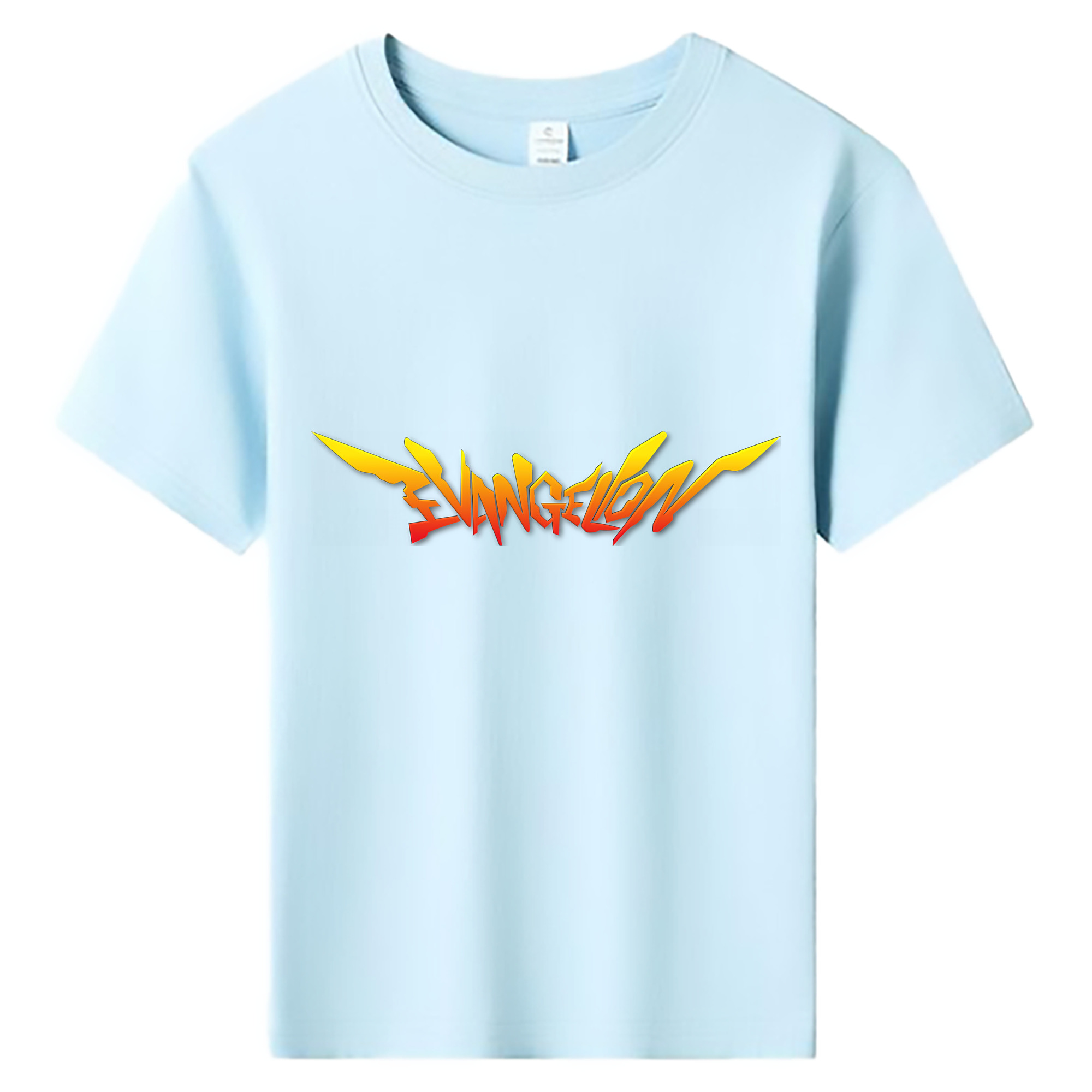 （画像用） EVA 新世紀エヴァンゲリオン 綿100％キッズTシャツ（フロントプリント）